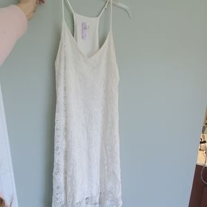Cream lace dress